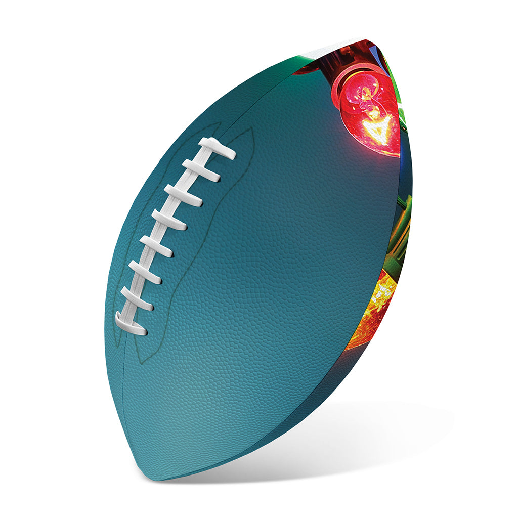 LED Christmas String Lights Print Rugby Ball