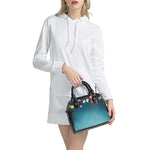 LED Christmas String Lights Print Shoulder Handbag