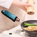 LED Christmas String Lights Print Skillet Handle Cover