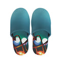 LED Christmas String Lights Print Slippers