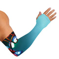 LED Christmas String Lights Print Sun Protection Arm Sleeves