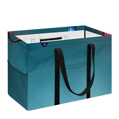 LED Christmas String Lights Print Utility Tote Bag