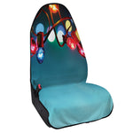LED Christmas String Lights Print Waterproof Car Seat Cover