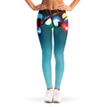 LED Christmas String Lights Print Women's Leggings