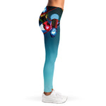 LED Christmas String Lights Print Women's Leggings