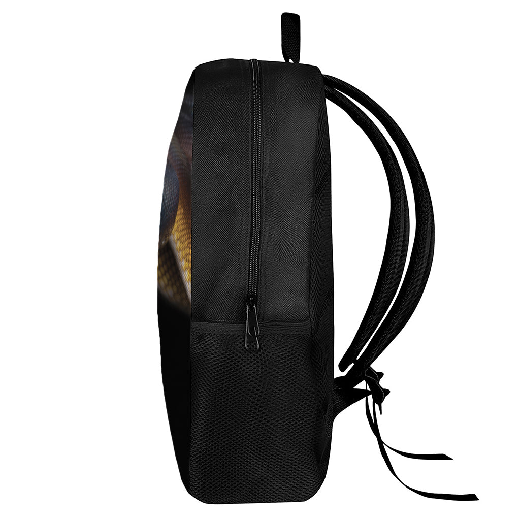 Leiopython Snake Print 17 Inch Backpack