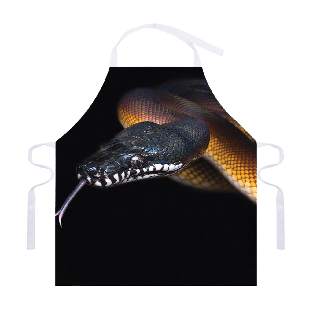 Leiopython Snake Print Adjustable Apron