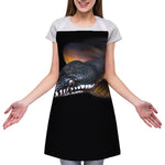 Leiopython Snake Print Adjustable Apron