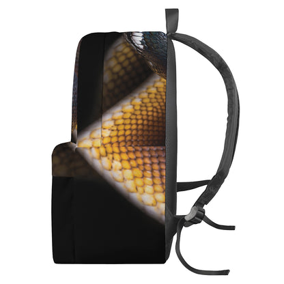 Leiopython Snake Print Backpack