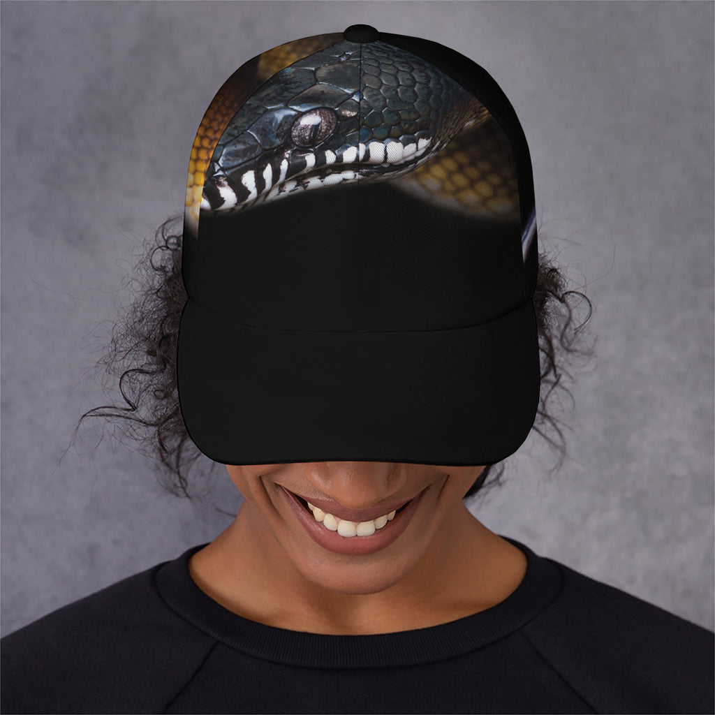 Leiopython Snake Print Baseball Cap