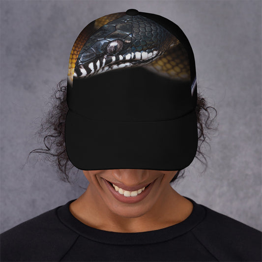 Leiopython Snake Print Baseball Cap