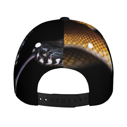 Leiopython Snake Print Baseball Cap