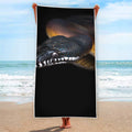 Leiopython Snake Print Beach Towel