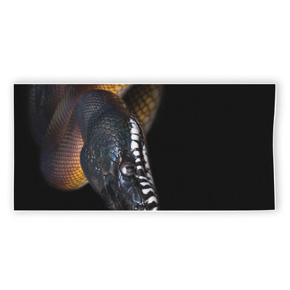 Leiopython Snake Print Beach Towel