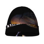Leiopython Snake Print Beanie
