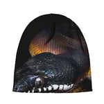 Leiopython Snake Print Beanie