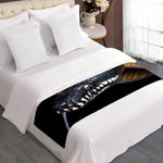 Leiopython Snake Print Bed Runner