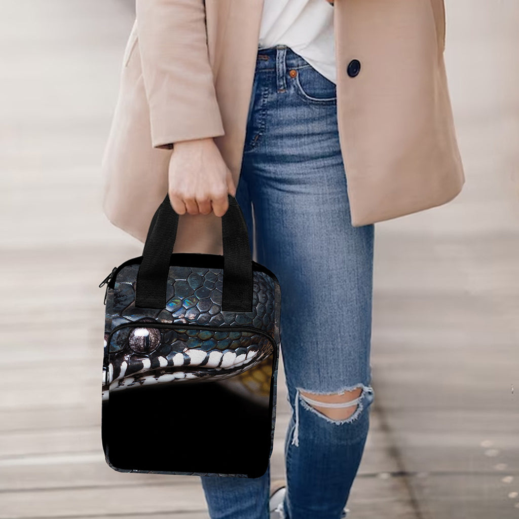 Leiopython Snake Print Bible Tote Bag