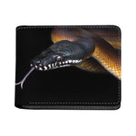 Leiopython Snake Print Bifold Wallet