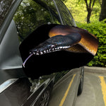 Leiopython Snake Print Car Side Mirror Covers