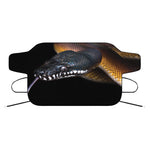 Leiopython Snake Print Car Windshield Snow Cover