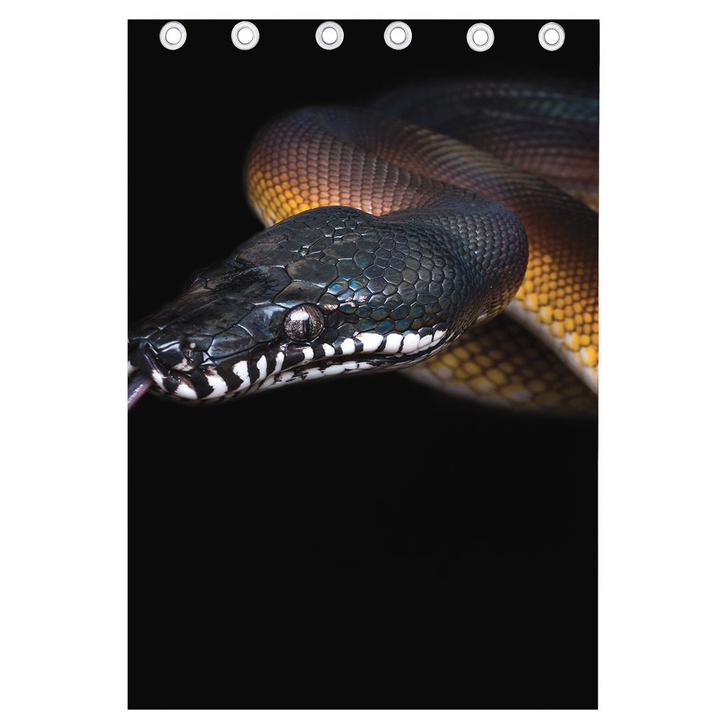 Leiopython Snake Print Curtain