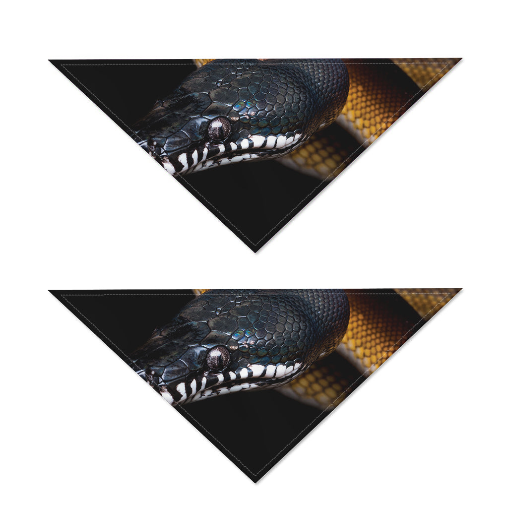 Leiopython Snake Print Dog Bandana