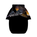 Leiopython Snake Print Dog Zip Up Hoodie