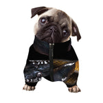 Leiopython Snake Print Dog Zip Up Jacket