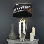 Leiopython Snake Print Drum Lamp Shade