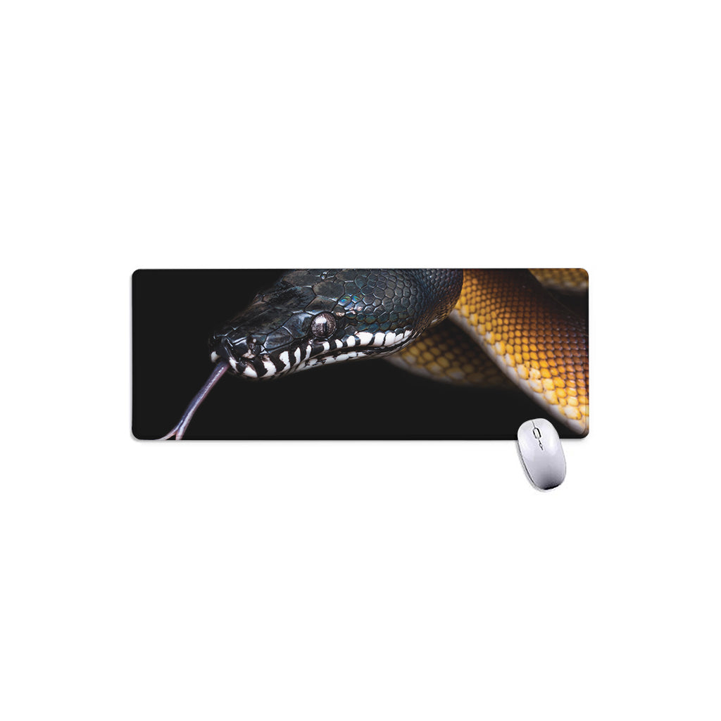 Leiopython Snake Print Extended Mouse Pad