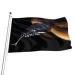 Leiopython Snake Print Flag