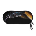 Leiopython Snake Print Glasses Case