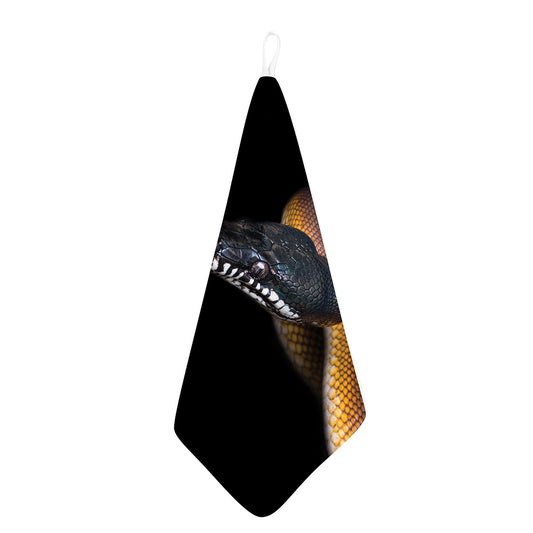 Leiopython Snake Print Hand Towel