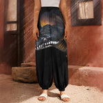 Leiopython Snake Print Harem Pants