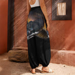 Leiopython Snake Print Harem Pants
