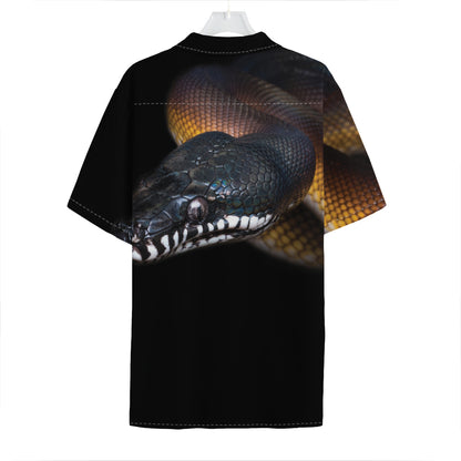 Leiopython Snake Print Hawaiian Shirt