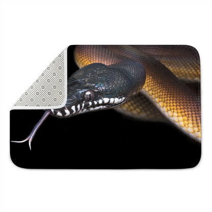 Leiopython Snake Print Indoor Door Mat