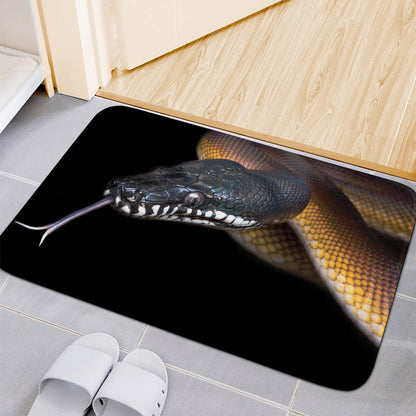 Leiopython Snake Print Indoor Door Mat