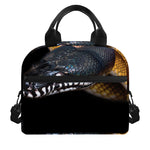 Leiopython Snake Print Insulated Lunch Bag