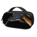 Leiopython Snake Print Portable Cooler Travel Case