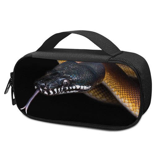Leiopython Snake Print Insulin Cooler Travel Case