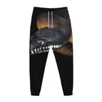 Leiopython Snake Print Jogger Pants