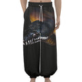 Leiopython Snake Print Lantern Pants