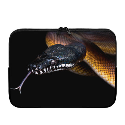 Leiopython Snake Print Laptop Sleeve