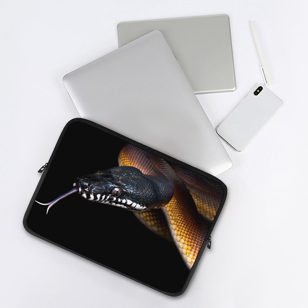 Leiopython Snake Print Laptop Sleeve