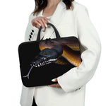 Leiopython Snake Print Laptop Sleeve With Handle