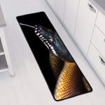 Leiopython Snake Print Long Kitchen Mat