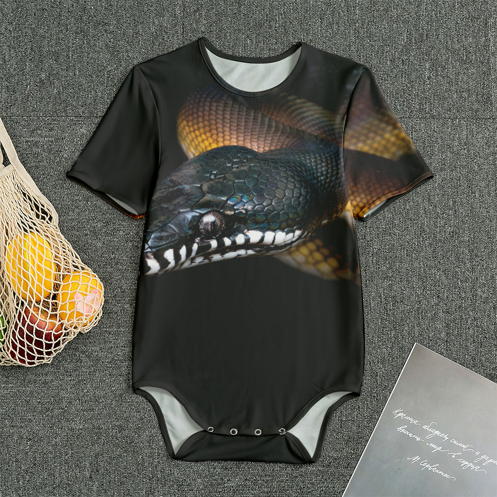 Leiopython Snake Print Men's Bodysuit