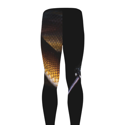 Leiopython Snake Print Men's leggings